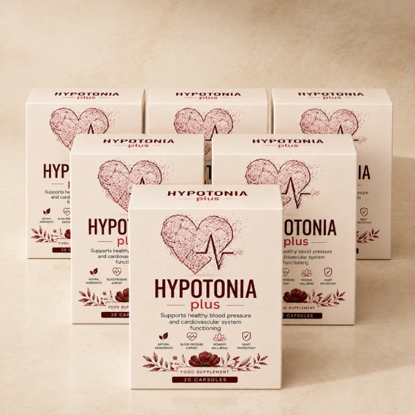 Hypotonia Plus Packung in den Händen